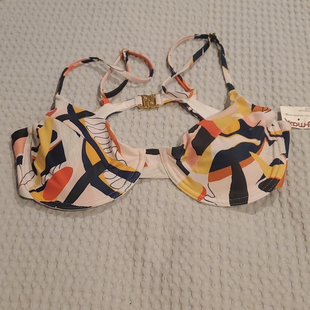 Escape to Paradise Ibiza Print Bikini Top (#11)